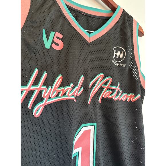 Hybrid Nation x Vayner Sports Jersey Pink/Teal Unisex S Limited Edition - Picture 6 of 9